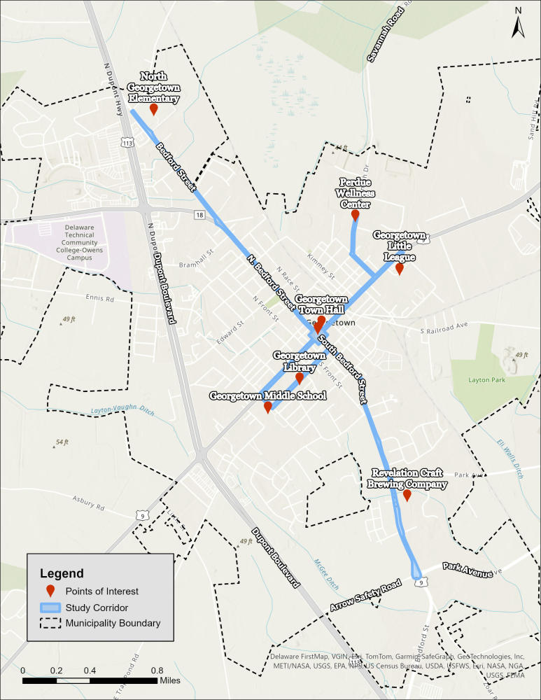 Georgetown Bike/Ped Study Area